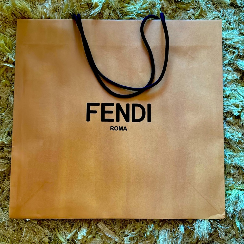 Fendi empty shopping bag